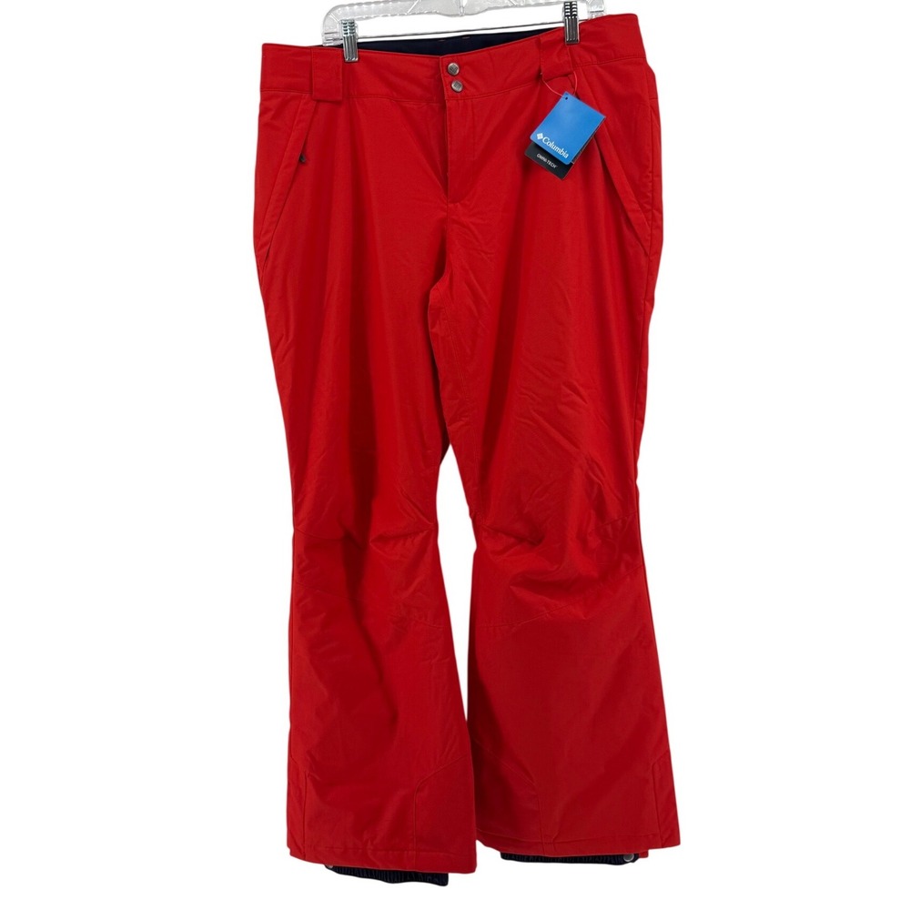 Columbia Womens Slope Edge‎ Omni-Heat Ski Pants Red Waterproof XL XK8464-843 NWT
